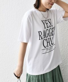 * 81BRANCA:YES RAGGED CHIC TEE◇