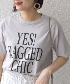 * 81BRANCA:YES RAGGED CHIC TEE◇