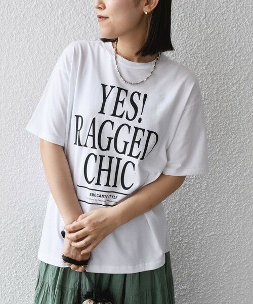 SHIPS for women / シップスウィメン Tシャツ | * 81BRANCA:YES RAGGED CHIC TEE◇ | 詳細6