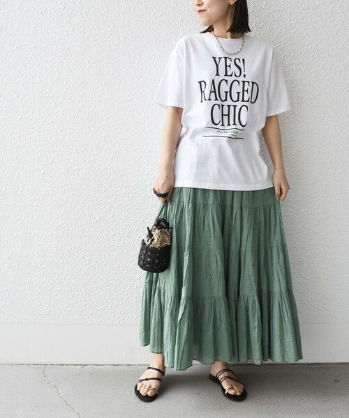 SHIPS for women / シップスウィメン Tシャツ | * 81BRANCA:YES RAGGED CHIC TEE◇ | 詳細7