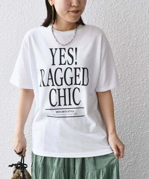 SHIPS for women / シップスウィメン Tシャツ | * 81BRANCA:YES RAGGED CHIC TEE◇ | 詳細3