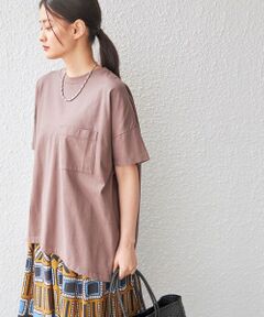 〈洗濯機可能〉ONE COTTON 製品染め オーバーサイズ TEE◇