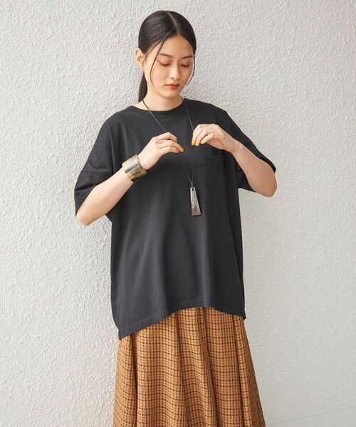 SHIPS for women / シップスウィメン Tシャツ | 〈洗濯機可能〉ONE COTTON 製品染め オーバーサイズ TEE◇ | 詳細30