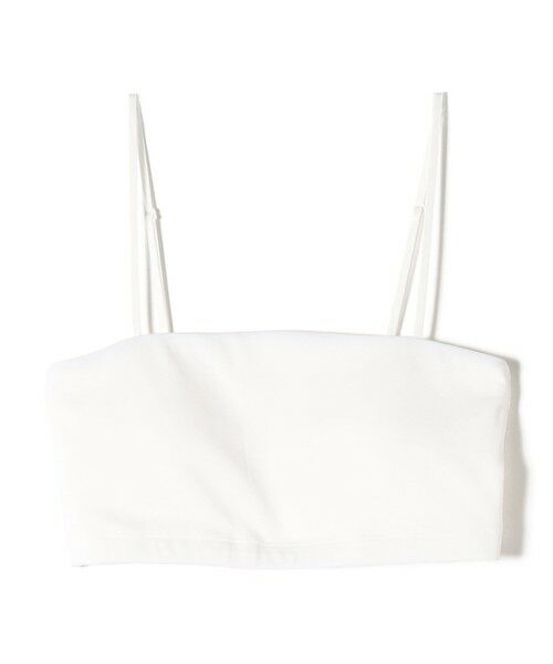 SHIPS / シップス キャミソール・チューブトップ | 〈手洗い可能〉コットン バンドゥ（オフホワイト）