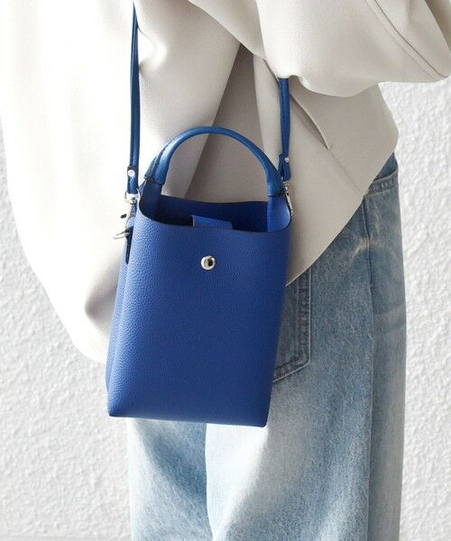 SHIPS / シップス ショルダーバッグ | 《一部予約》SHIPS any: 2WAY スクエア ミニ ショルダー バッグ(ブルー)