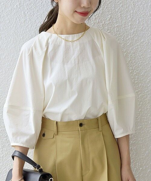 SHIPS / シップス シャツ・ブラウス | SHIPS any:〈洗濯機可能〉コクーン スリーブ ブラウス | 詳細9