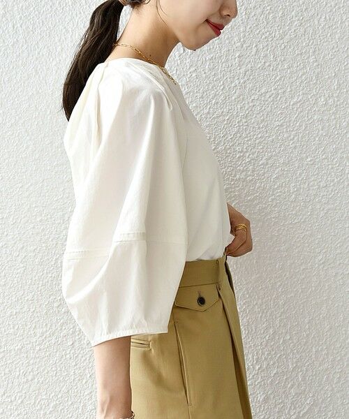 SHIPS / シップス シャツ・ブラウス | SHIPS any:〈洗濯機可能〉コクーン スリーブ ブラウス | 詳細10