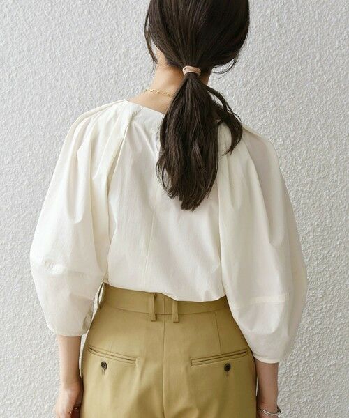SHIPS / シップス シャツ・ブラウス | SHIPS any:〈洗濯機可能〉コクーン スリーブ ブラウス | 詳細11