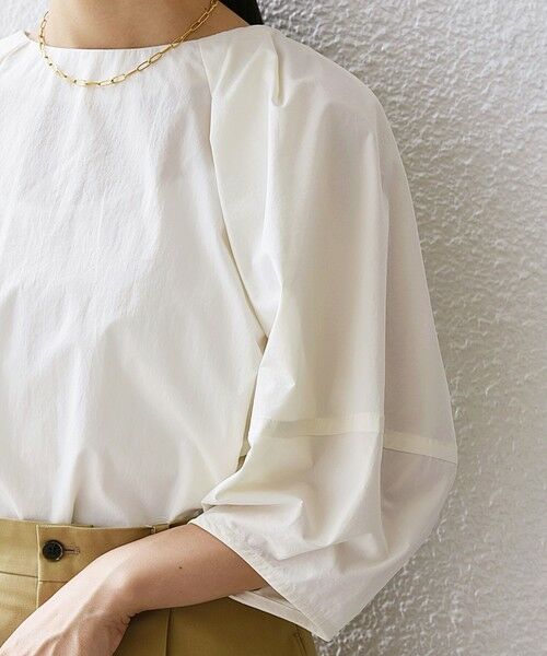 SHIPS / シップス シャツ・ブラウス | SHIPS any:〈洗濯機可能〉コクーン スリーブ ブラウス | 詳細12