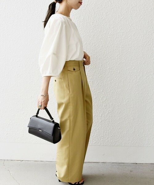 SHIPS / シップス シャツ・ブラウス | SHIPS any:〈洗濯機可能〉コクーン スリーブ ブラウス | 詳細14