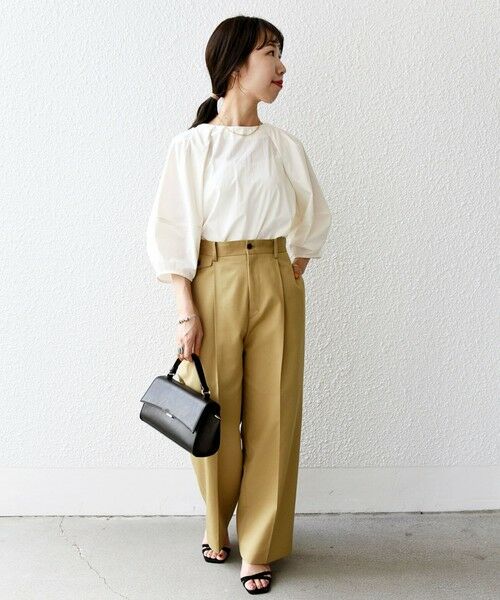 SHIPS / シップス シャツ・ブラウス | SHIPS any:〈洗濯機可能〉コクーン スリーブ ブラウス | 詳細15