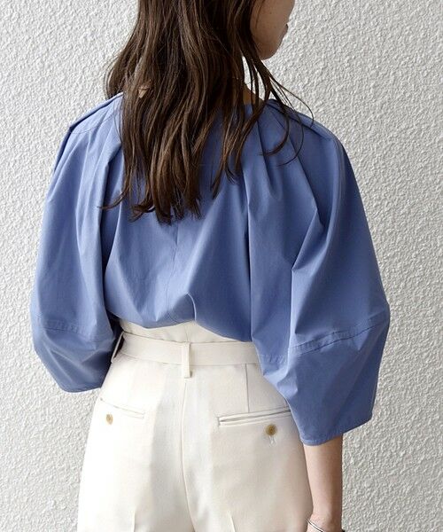 SHIPS / シップス シャツ・ブラウス | SHIPS any:〈洗濯機可能〉コクーン スリーブ ブラウス | 詳細19