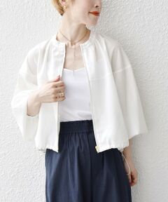 SHIPS / シップス ブルゾン | SHIPS any:〈洗濯機可能〉シアー ジップ ブルゾン