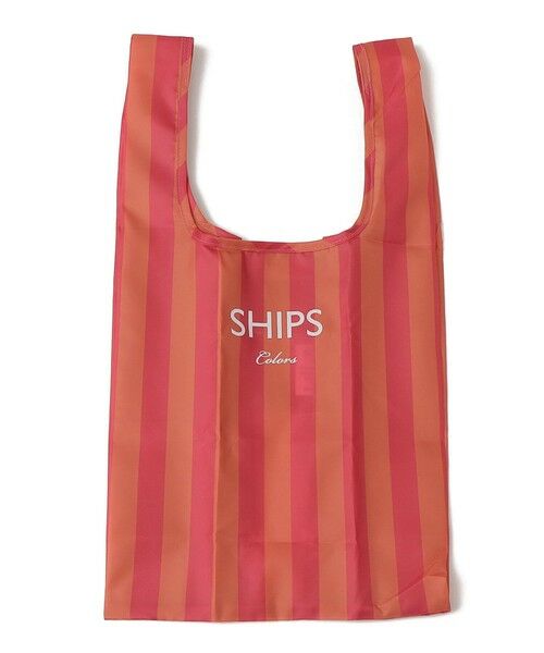 SHIPS / シップス エコバッグ | SHIPS Colors:〈手洗い可能〉リサイクル エコバッグ (S)(オレンジ)