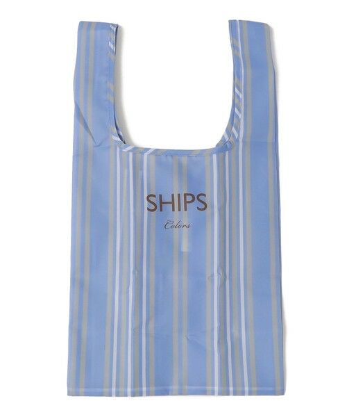 SHIPS / シップス エコバッグ | SHIPS Colors:〈手洗い可能〉リサイクル エコバッグ (S)(サックスブルー)