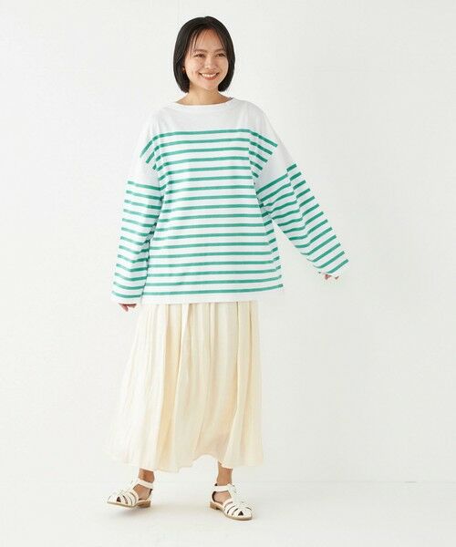 SHIPS for women / シップスウィメン ロング・マキシ丈スカート | SHIPS Colors:〈洗濯機可能〉シャイニー ギャザー スカート | 詳細8