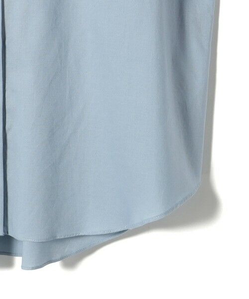 手洗い可能〉綿 ローンフリル デザイン 半袖 ブラウス （シャツ