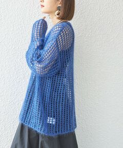 〈手洗い可能〉モヘヤ メッシュ プルオーバー◇