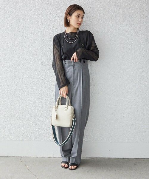 SHIPS / シップス ニット・セーター | 〈手洗い可能〉シアー レイヤード リバーシブル プルオーバー◇ | 詳細15