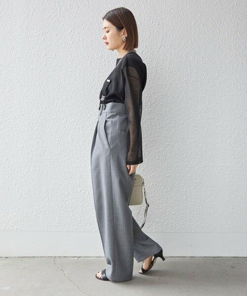 SHIPS / シップス ニット・セーター | 〈手洗い可能〉シアー レイヤード リバーシブル プルオーバー◇ | 詳細18