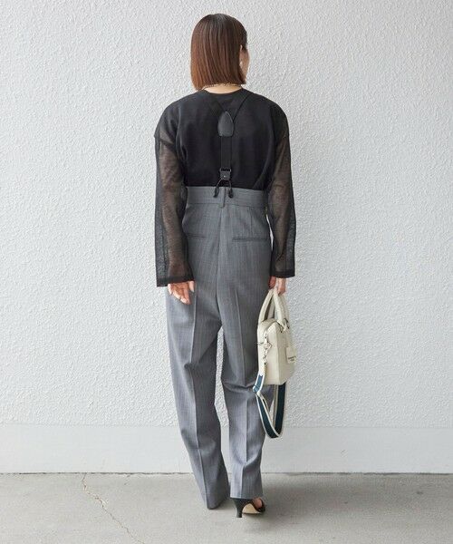 SHIPS / シップス ニット・セーター | 〈手洗い可能〉シアー レイヤード リバーシブル プルオーバー◇ | 詳細19