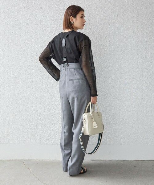 SHIPS / シップス ニット・セーター | 〈手洗い可能〉シアー レイヤード リバーシブル プルオーバー◇ | 詳細20