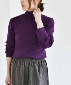 M&KYOKO パープル系ニット　ウール 最 安値 価格ファッション - M&KYOKO パープル系ニット ウール