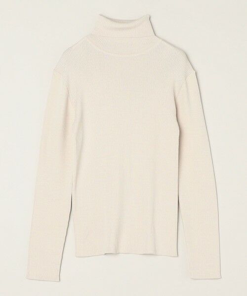 SHIPS for women / シップスウィメン quaranciel:〈手洗い可能〉コットン タートルネック リブ ニット quaranciel:〈手洗い可能〉コットン タートルネック リブ ニット