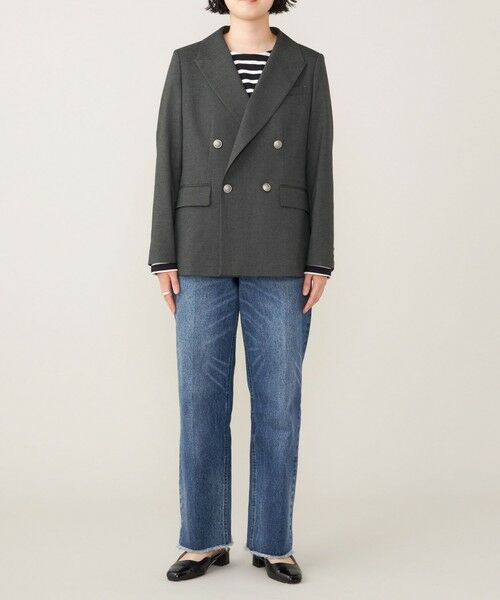 SHIPS / シップス テーラードジャケット | quaranciel:〈洗濯機可能〉ハンサム ダブルブレスト ブレザー ジャケット（セットアップ対応） | 詳細20