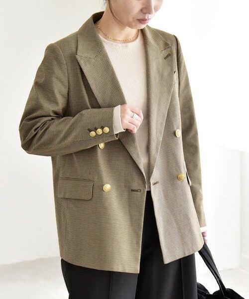 SHIPS / シップス テーラードジャケット | quaranciel:〈洗濯機可能〉ハンサム ダブルブレスト ブレザー ジャケット（セットアップ対応） | 詳細27