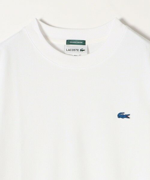 SHIPS for women / シップスウィメン Tシャツ | 【SHIPS any別注】LACOSTE:〈洗濯機可能〉ピケ クルーネック ロング Tシャツ | 詳細2