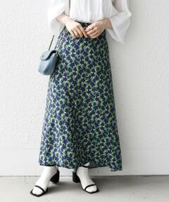 SHIPS / シップス ロング・マキシ丈スカート | SHIPS any: SPRINTEX フラワー サーキュラー スカート
