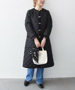 【SHIPS any別注】Traditional Weatherwear: キルティング ロング コート 23AW