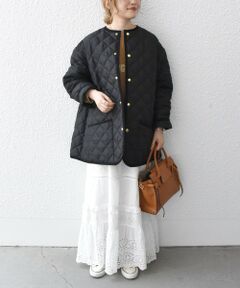 【SHIPS any別注】Traditional Weatherwear: キルティング ミディ コート 23AW