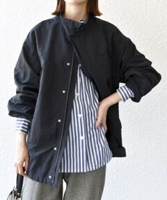 SHIPS / シップス ブルゾン | SHIPS any:〈洗濯機可能〉スタンドカラー ナイロン モンスター ブルゾン