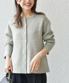 【SHIPS any別注】PENNEYS:〈手洗い可能〉THE FOX ワンポイント クルーネック カーディガン