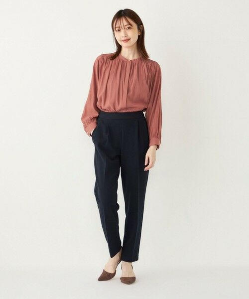 SHIPS / シップス シャツ・ブラウス | SHIPS Colors:〈洗濯機可能〉サテン ギャザー シャツ◇ | 詳細26