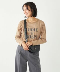 SHIPS Colors:〈洗濯機可能〉ロゴ プリント ロングスリーブ TEE