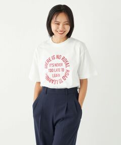 SHIPS Colors:〈洗濯機可能〉サークル ロゴ ルーズ TEE