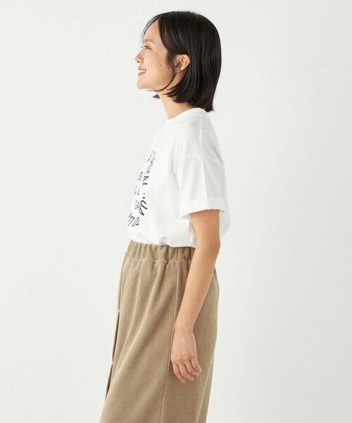 SHIPS for women / シップスウィメン Tシャツ | SHIPS Colors:〈洗濯機可能〉サークル ロゴ ルーズ TEE | 詳細5
