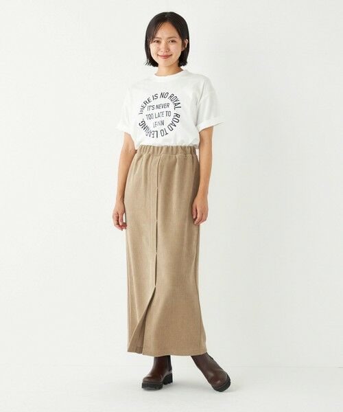 SHIPS for women / シップスウィメン Tシャツ | SHIPS Colors:〈洗濯機可能〉サークル ロゴ ルーズ TEE | 詳細7