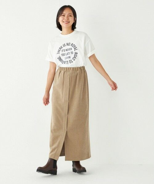 SHIPS for women / シップスウィメン Tシャツ | SHIPS Colors:〈洗濯機可能〉サークル ロゴ ルーズ TEE | 詳細9