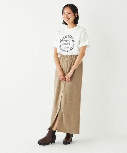 SHIPS for women / シップスウィメン Tシャツ | SHIPS Colors:〈洗濯機可能〉サークル ロゴ ルーズ TEE | 詳細11