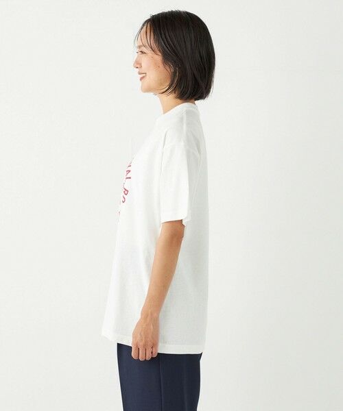 SHIPS for women / シップスウィメン Tシャツ | SHIPS Colors:〈洗濯機可能〉サークル ロゴ ルーズ TEE | 詳細20