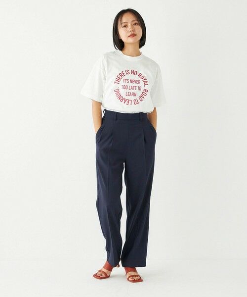 SHIPS for women / シップスウィメン Tシャツ | SHIPS Colors:〈洗濯機可能〉サークル ロゴ ルーズ TEE | 詳細28