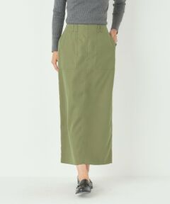 SHIPS / シップス ロング・マキシ丈スカート | SHIPS Colors:〈洗濯機可能〉タスラン ベイカー スカート