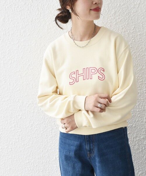 SHIPS for women / シップスウィメン スウェット | *〈洗濯機可能〉SHIPS ラウンド ロゴ スウェット ◇ | 詳細15