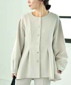 SHIPS / シップス シャツ・ブラウス | quaranciel:〈洗濯機可能〉 ダブルクロス ぺプラム ブラウス