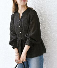 SHIPS / シップス シャツ・ブラウス | SHIPS any:〈洗濯機可能〉ドビー ペプラム ブラウス