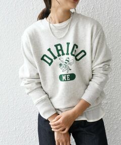 【SHIPS any別注】THE KNiTS:〈洗濯機可能〉カレッジ ロゴ スウェット